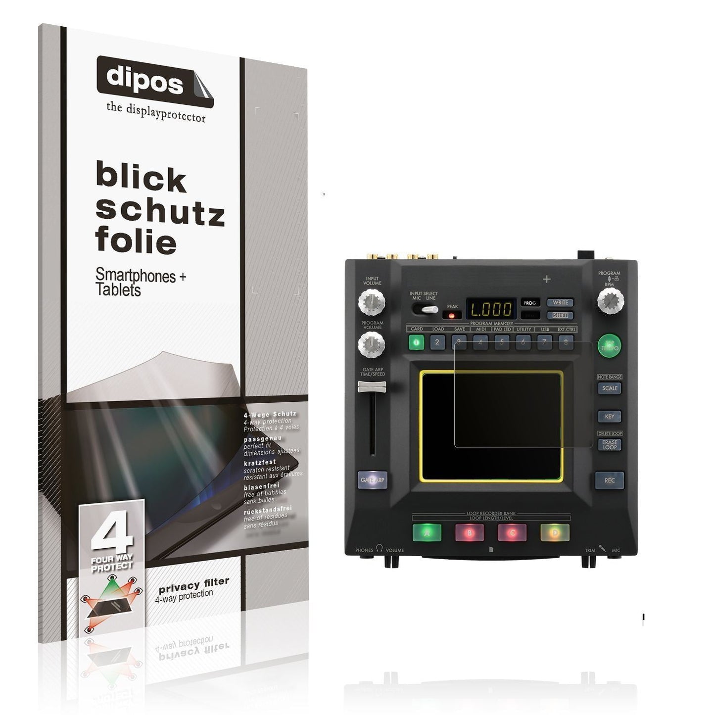 Blickschutzfolie für Korg Kaossilator Pro Plus mat (1)