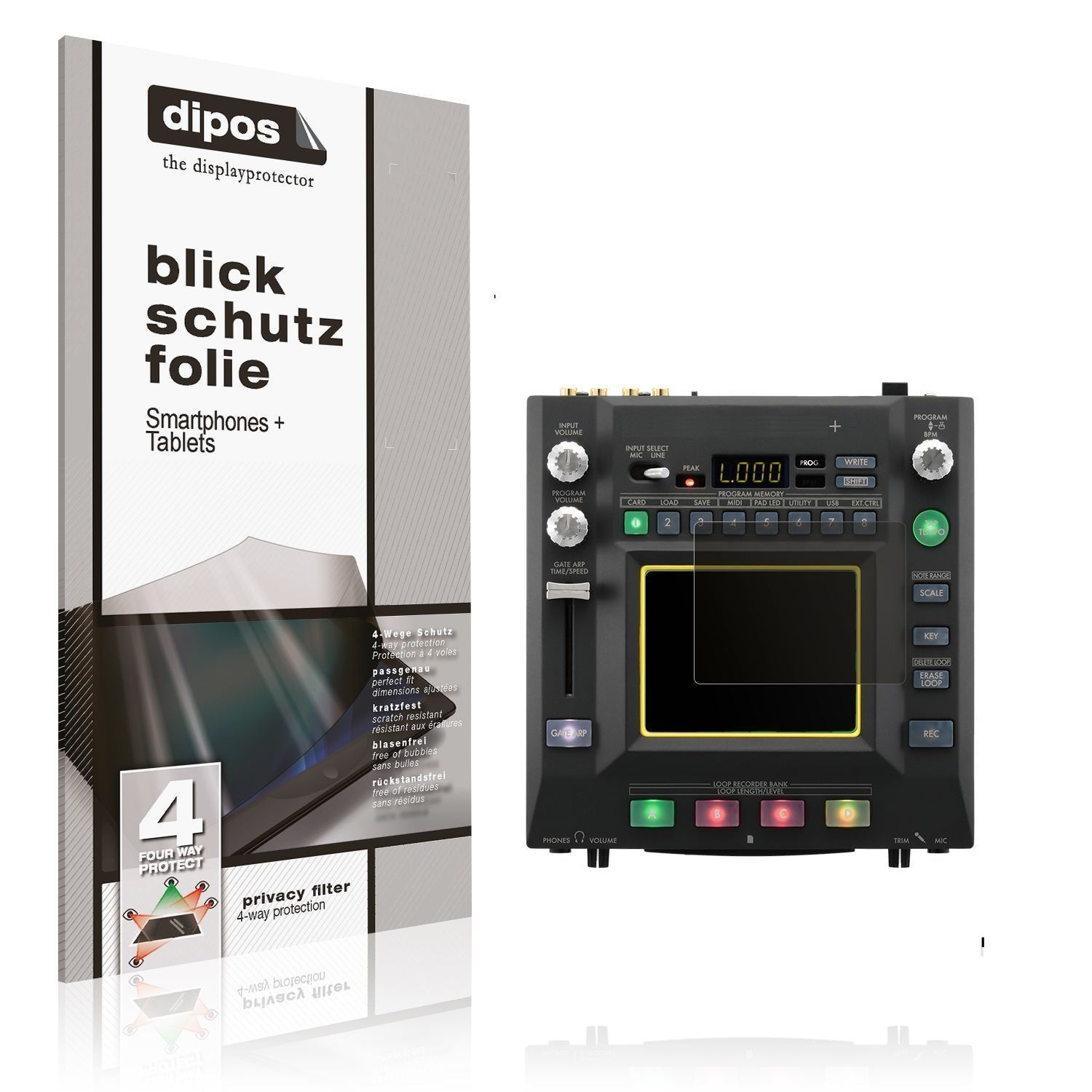 Blickschutzfolie für Korg Kaossilator Pro Plus mat (1)