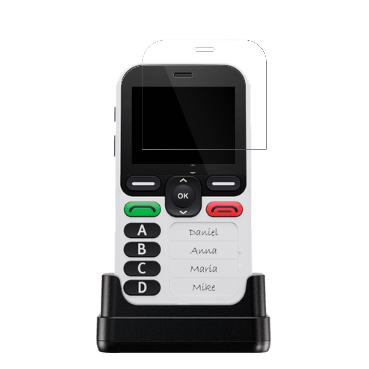 4x Schutzfolie klar für Doro Leva X10 Display-Schu (2)