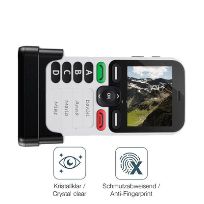 4x Schutzfolie klar für Doro Leva X10 Display-Schu (4)