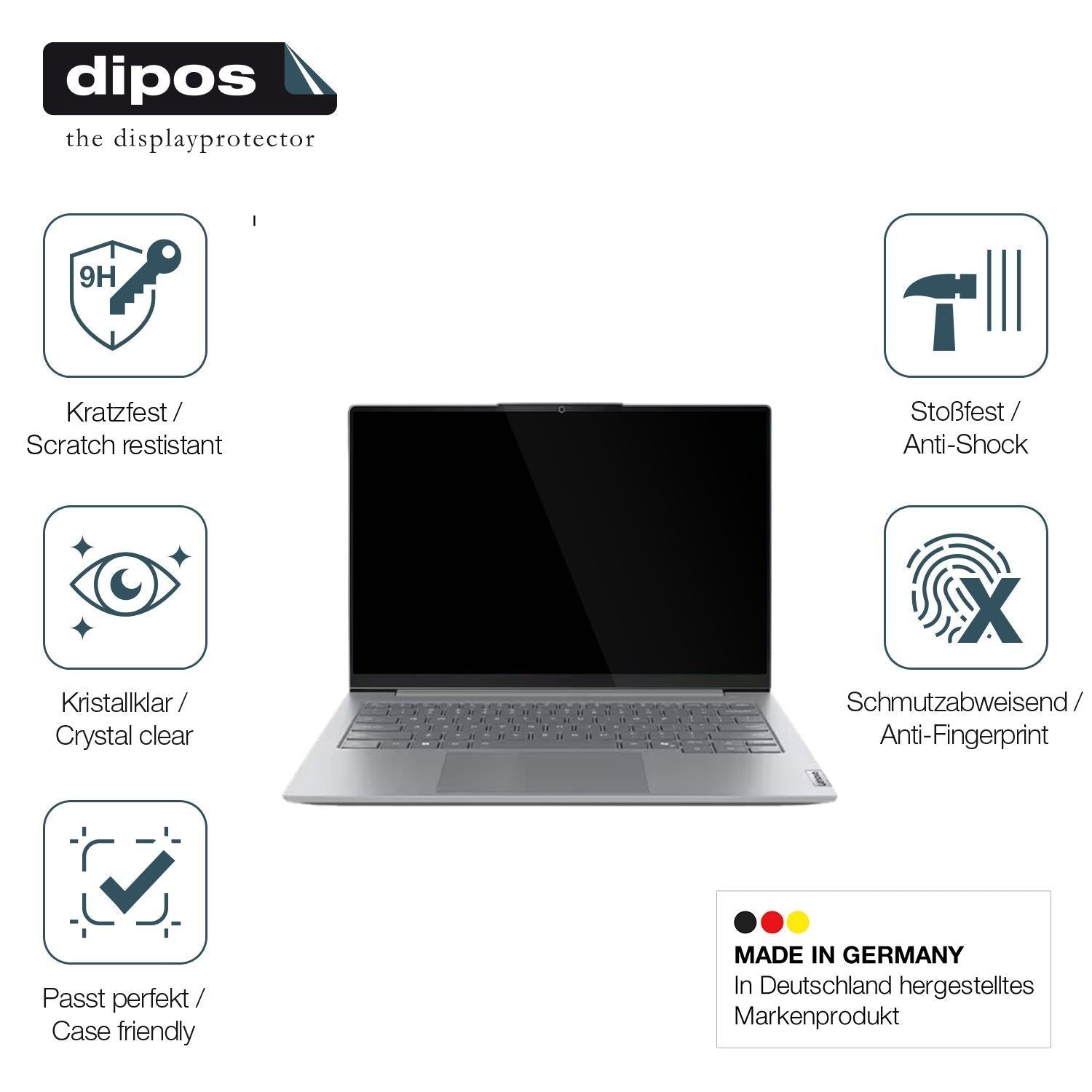 2x 9H Schutzfolie für Lenovo ThinkBook 14 Zoll Gen (7)