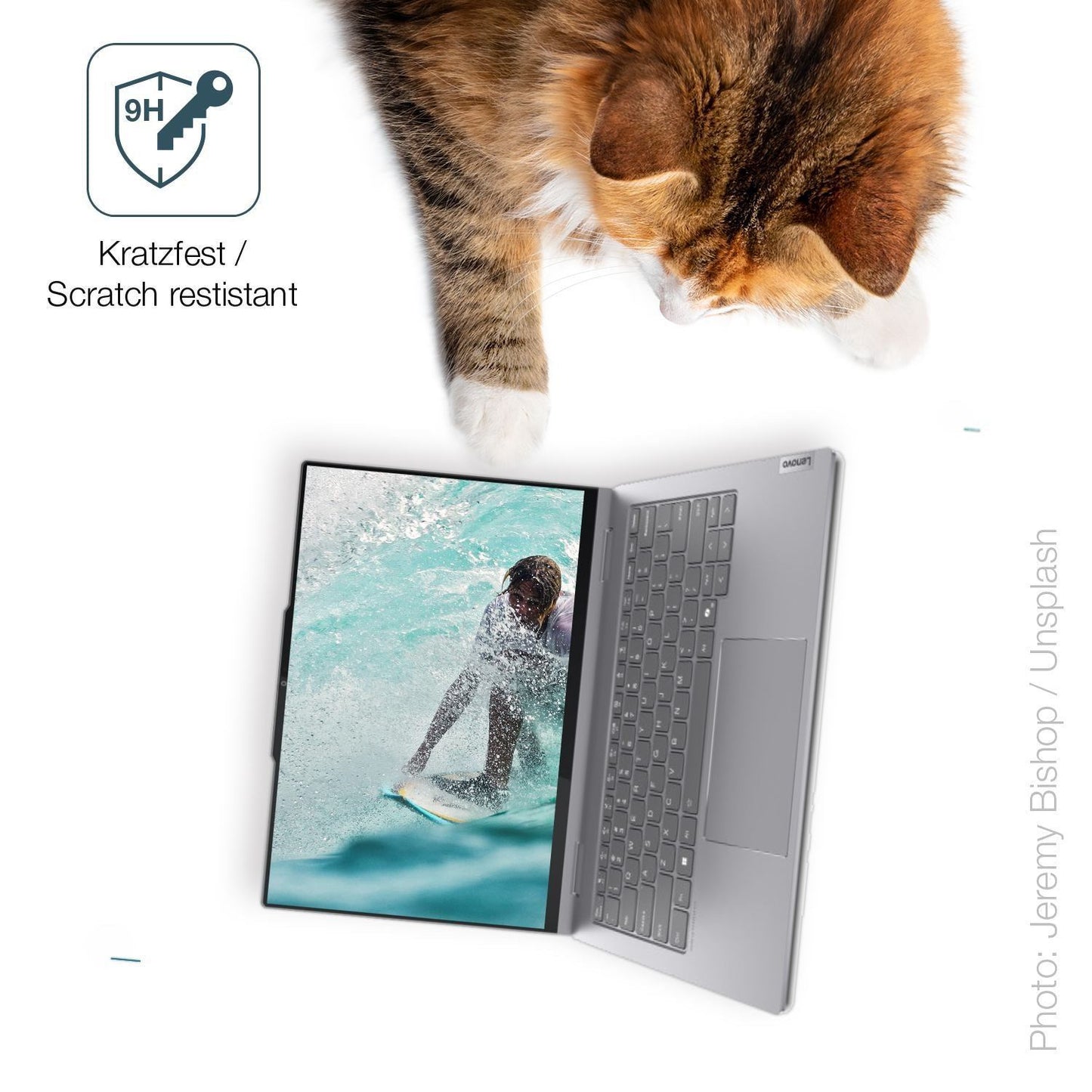 2x 9H Schutzfolie matt für Lenovo ThinkBook 14 2-i (3)