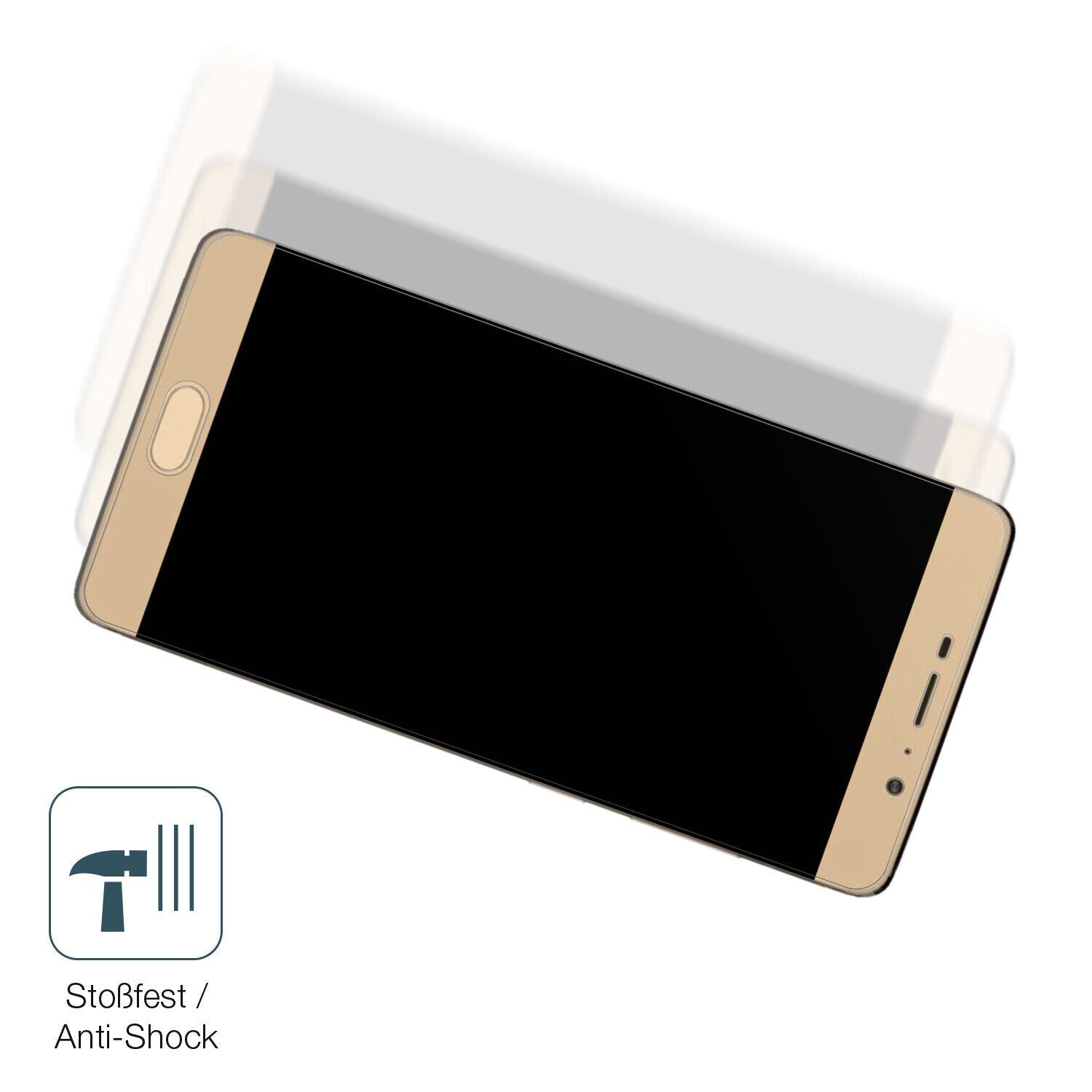1x 9H Schutzfolie matt für Panasonic Eluga A3 Pro  (4)