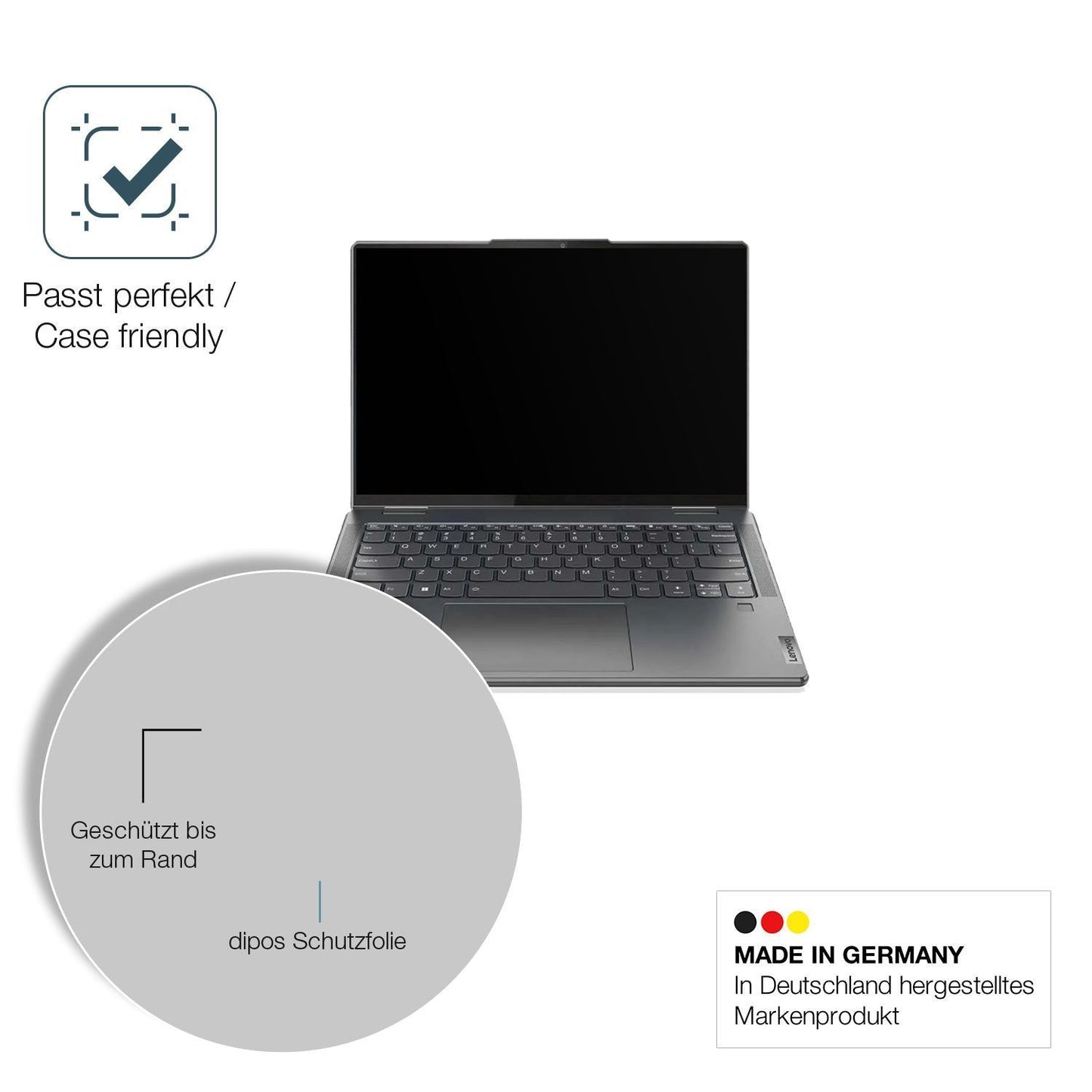 2x 9H Schutzfolie matt für Lenovo Yoga 7 14iAL7 14 (6)