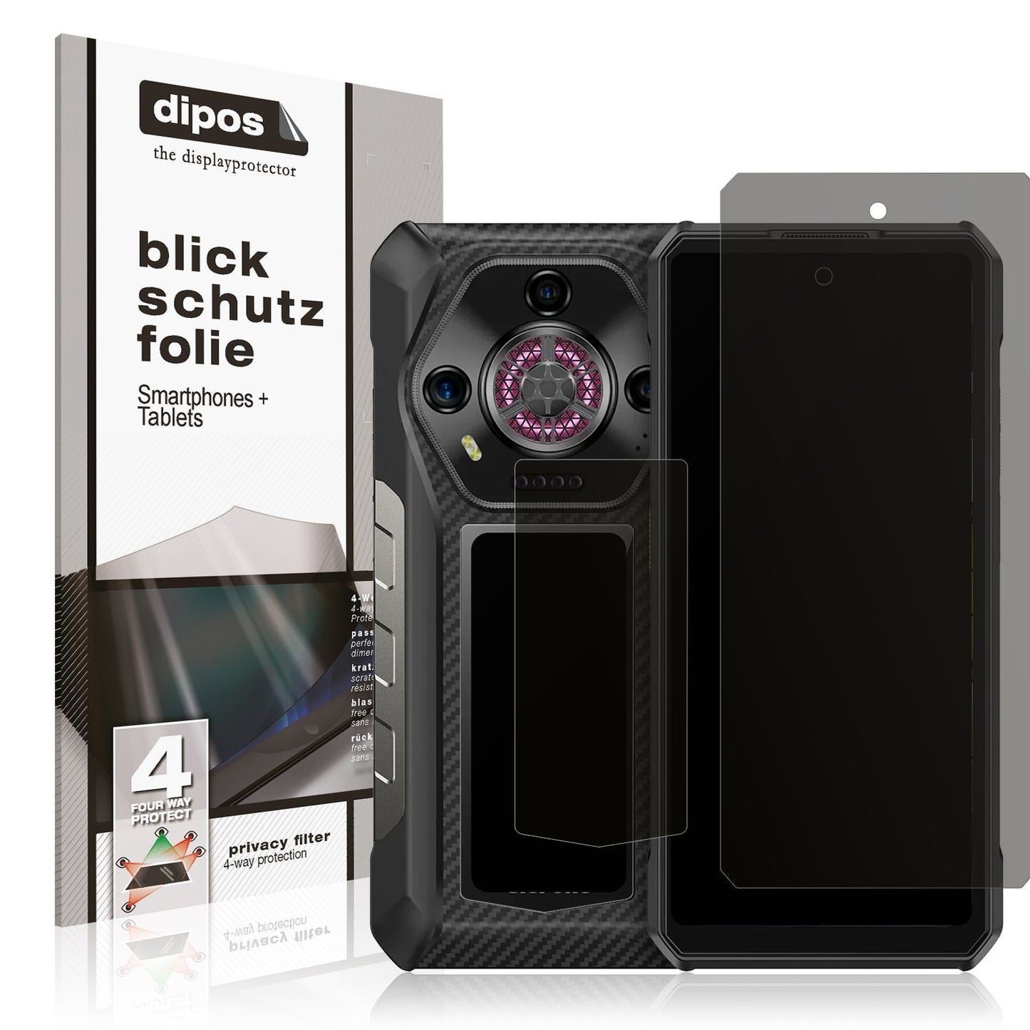 Blickschutzfolie für Ulefone Armor 30 Pro (inkl. R (1)