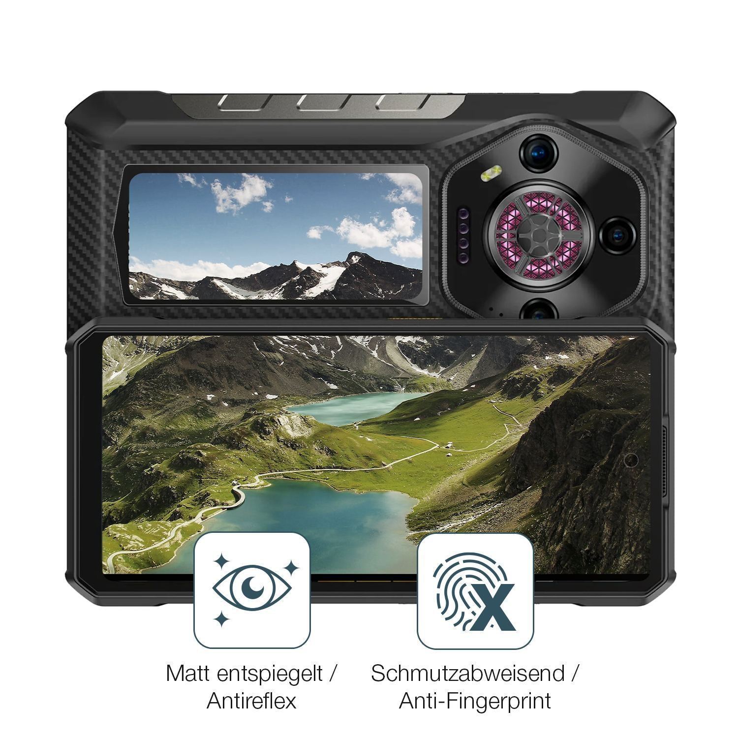 2x 9H Schutzfolie matt für Ulefone Armor 30 Pro (i (4)