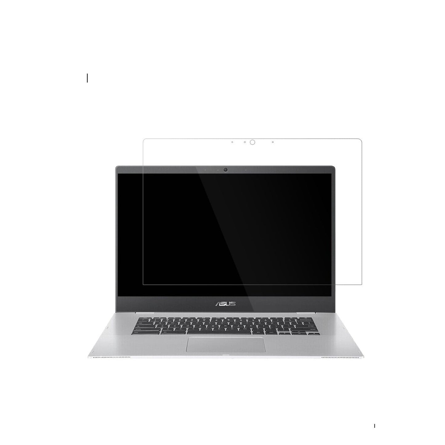 2x Schutzfolie klar für Asus Chromebook CX1 15.6 Z (2)