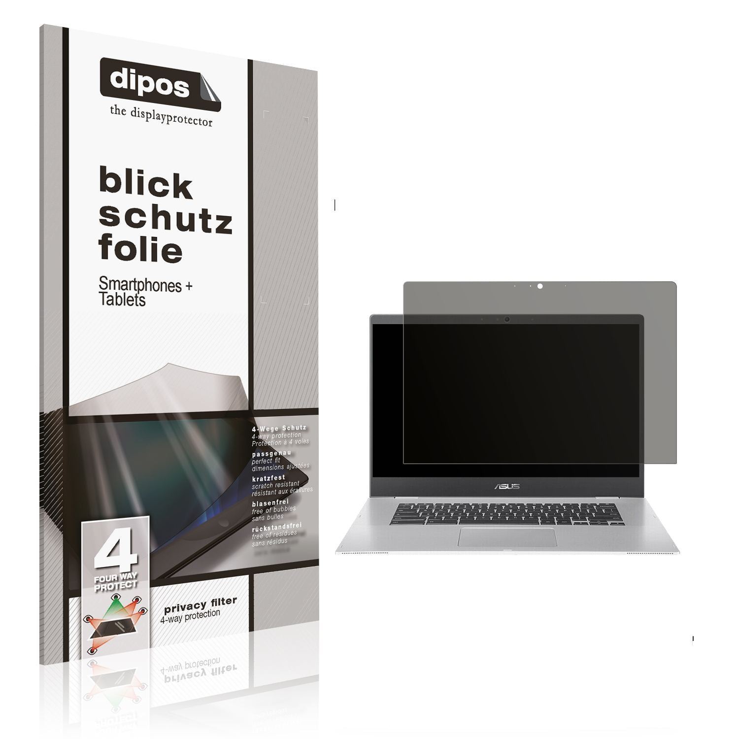 Blickschutzfolie für Asus Chromebook CX1 15.6 Zoll (1)