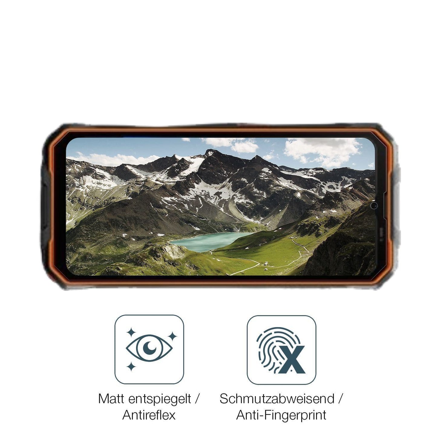2x 9H Schutzfolie matt für Oscal Marine 2 Panzerfo (5)
