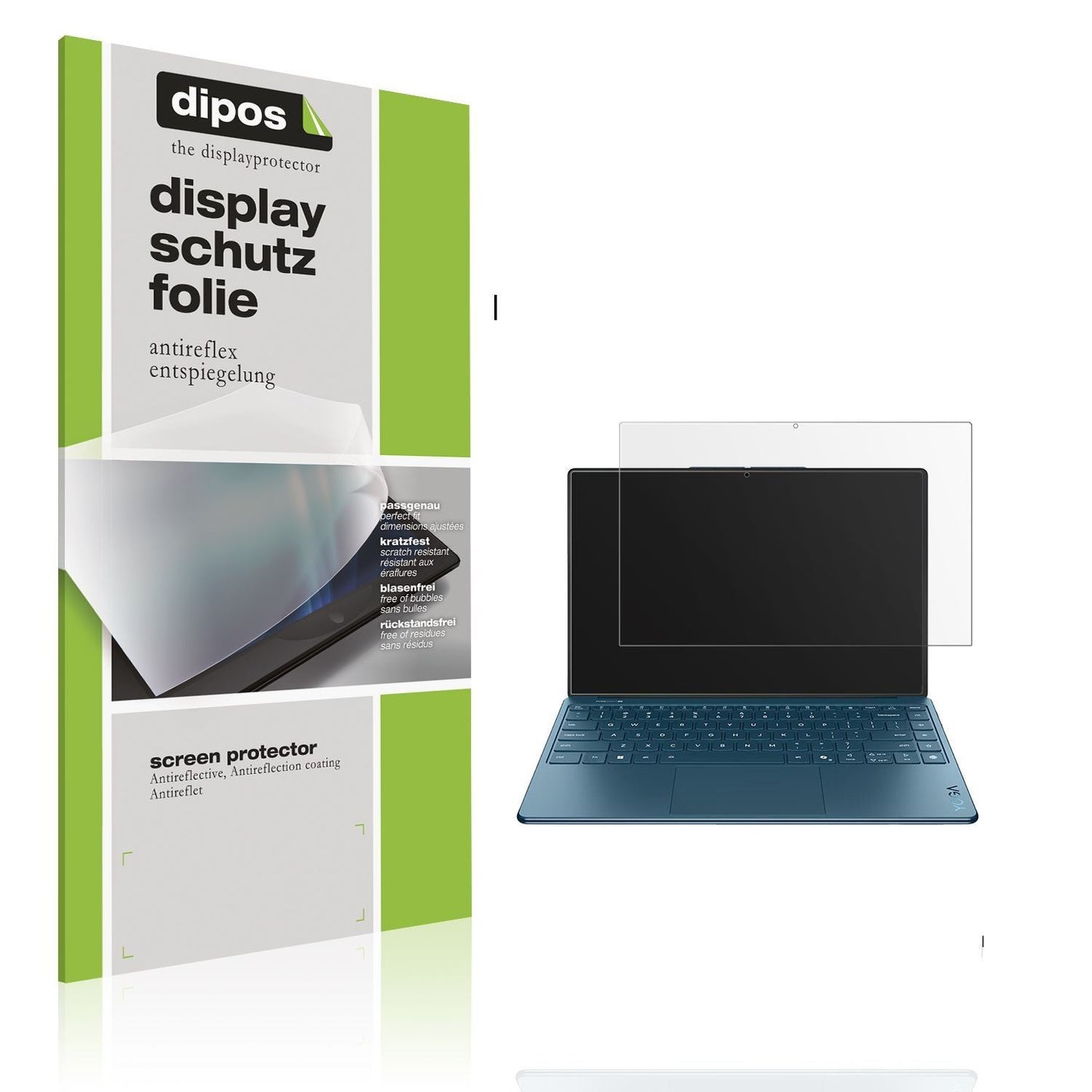 2x Schutzfolie matt für Lenovo Yoga 9 2-in-1 14ILL (1)