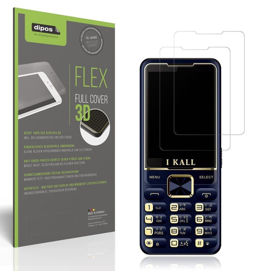 2x Full Cover Schutzfolie matt für I Kall K20 Pro (1)