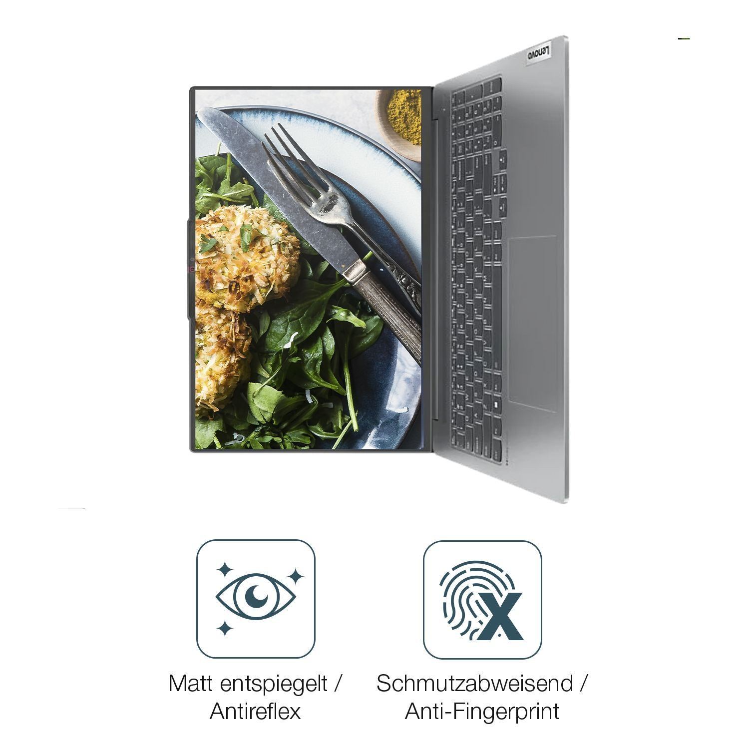 2x 9H Schutzfolie matt für Lenovo IdeaPad Pro 5i G (5)