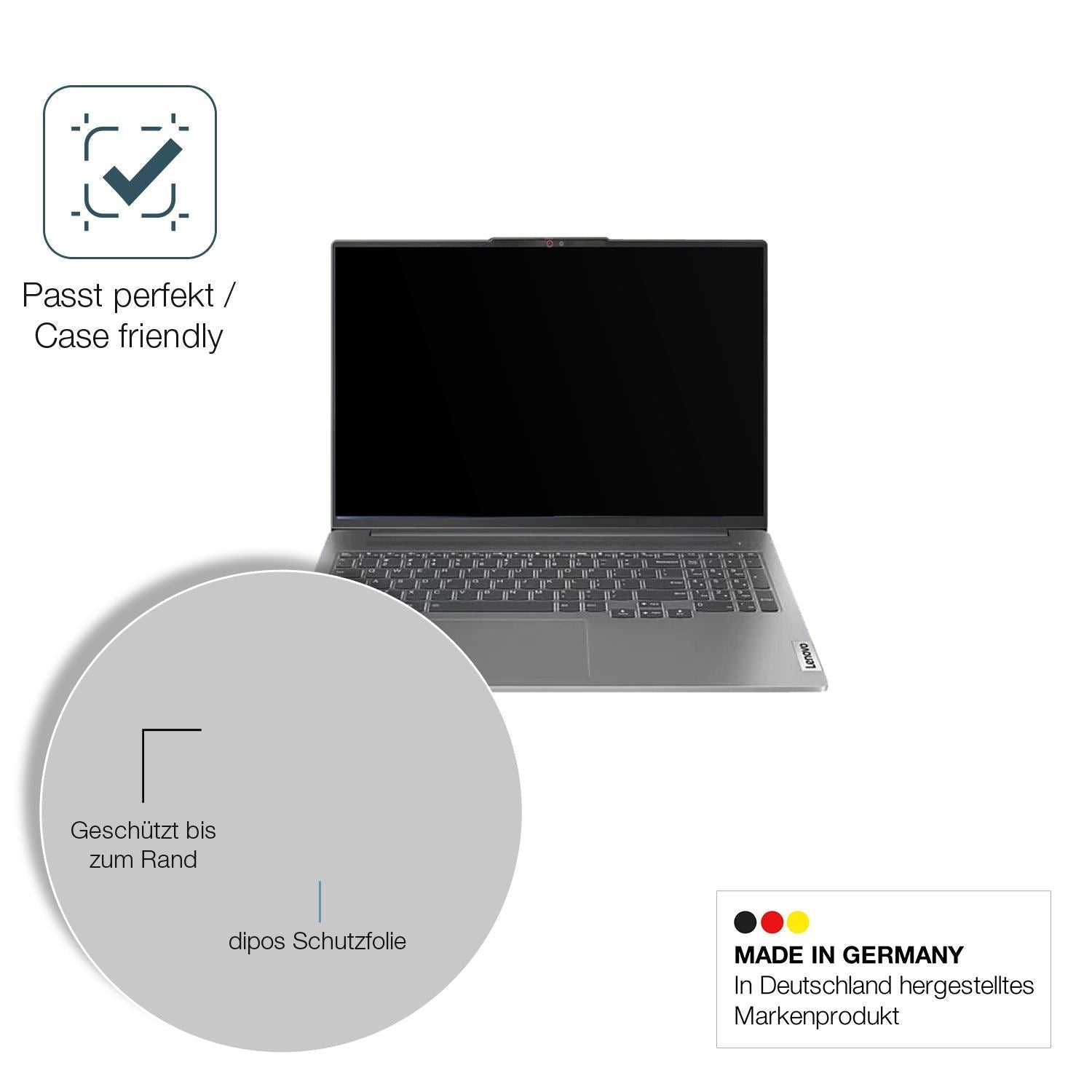 2x 9H Schutzfolie matt für Lenovo IdeaPad Pro 5i G (6)