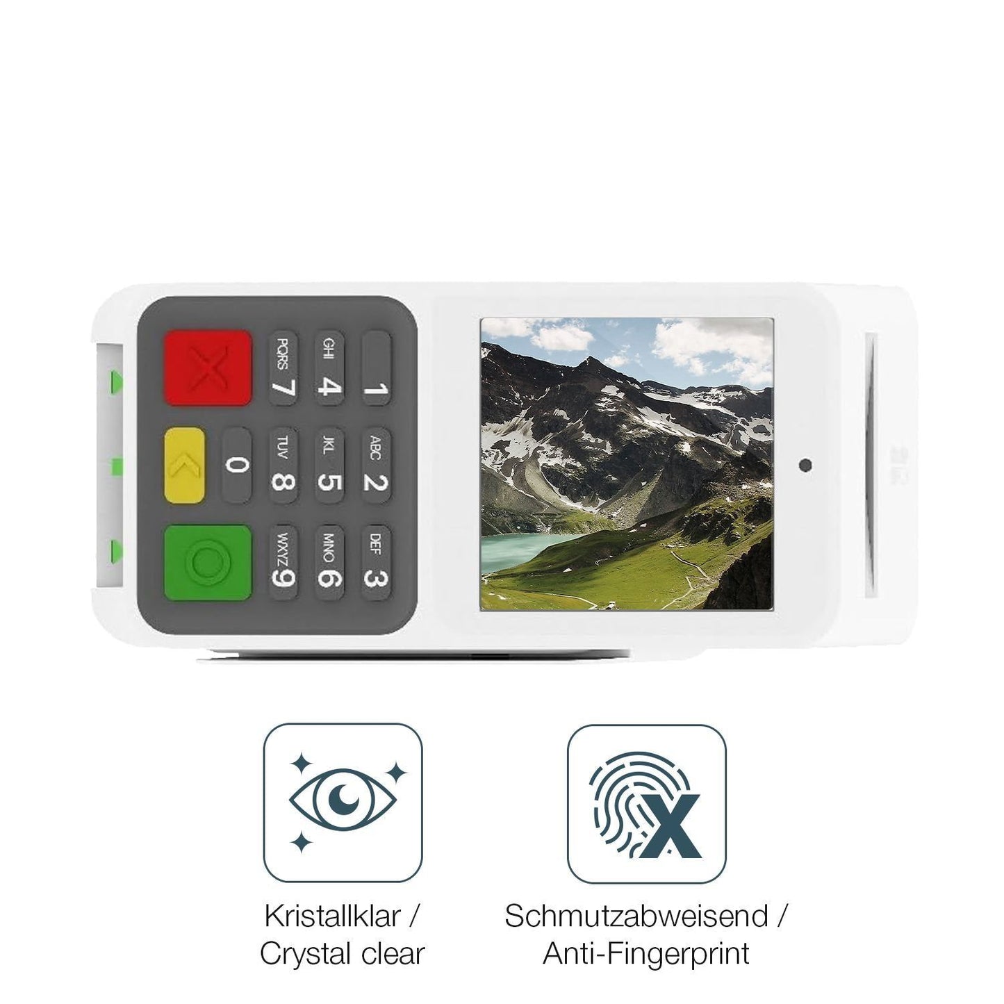 2x 9H Schutzfolie für Clover Compact Panzerfolie (5)