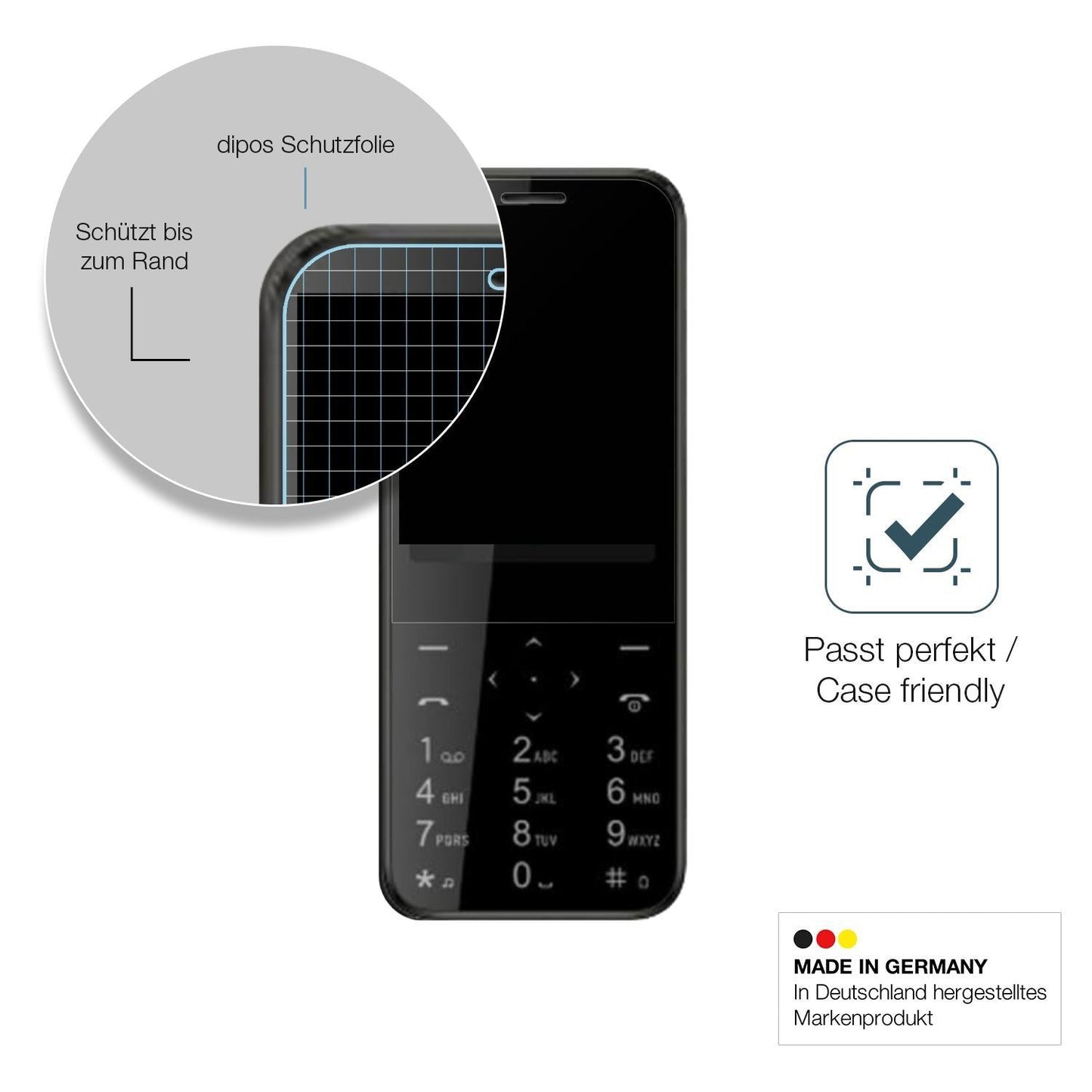 2x 9H Schutzfolie matt für I Kall A4 Panzerfolie (6)