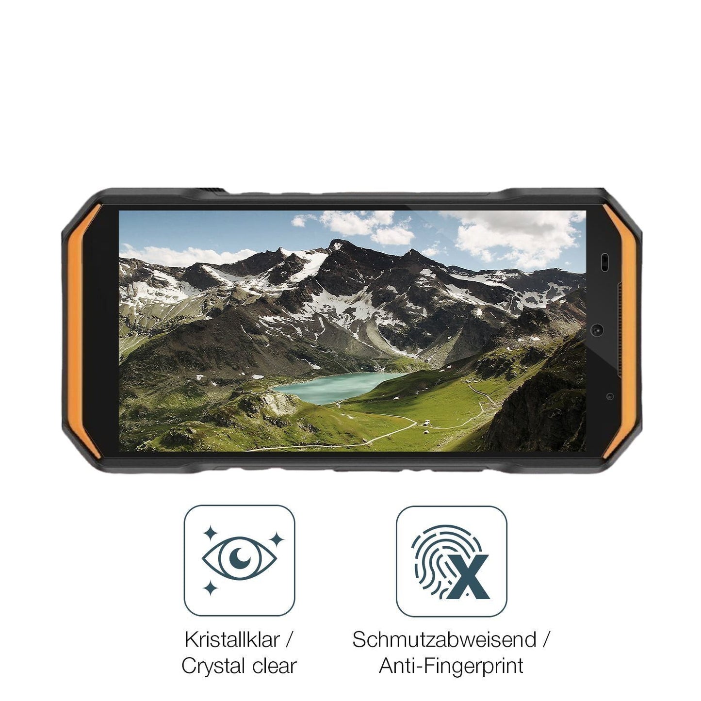 4x Schutzfolie klar für Ulefone Armor X32 Pro Disp (4)