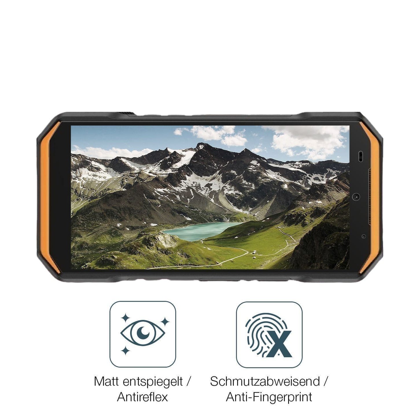 4x Schutzfolie matt für Ulefone Armor X32 Pro Disp (4)