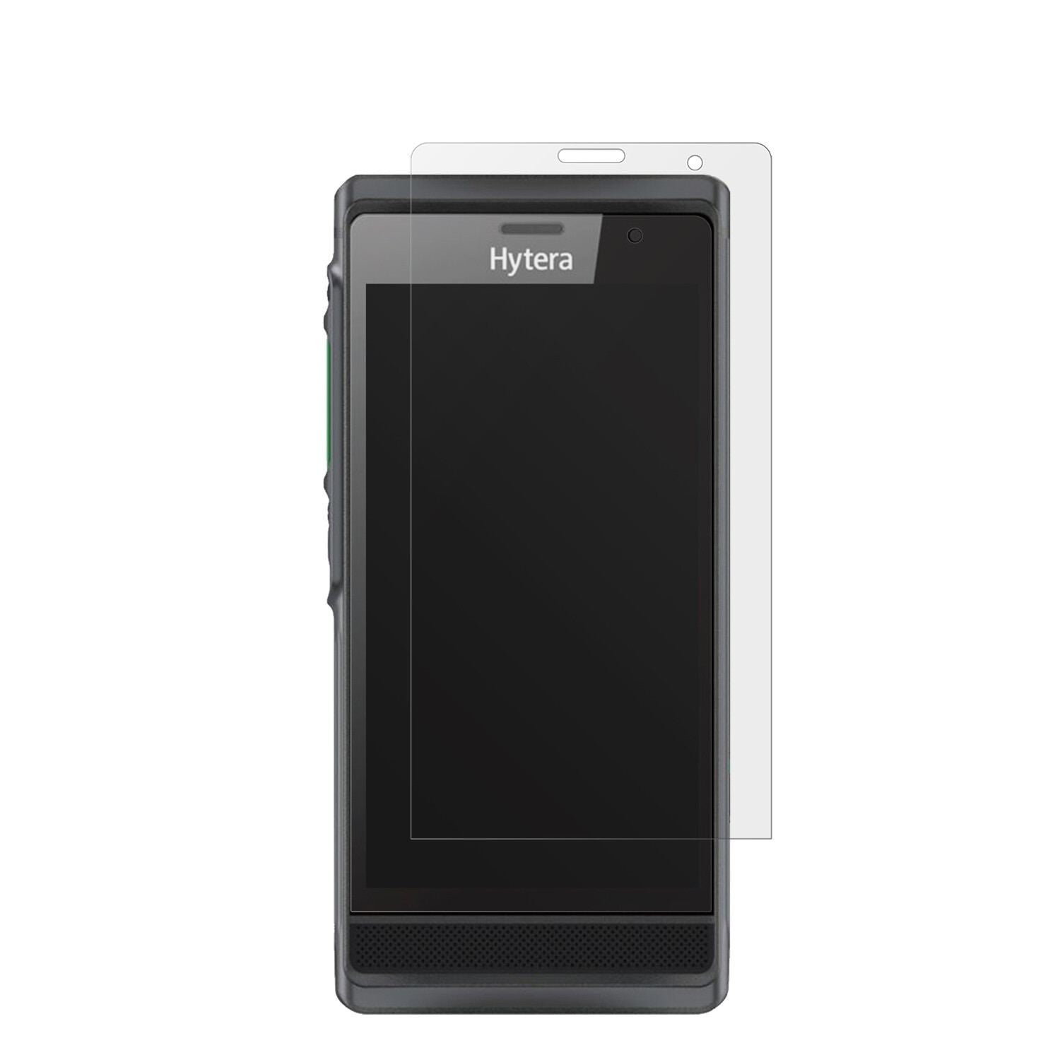 2x Schutzfolie matt für Hytera PNC 550 Display-Sch (2)