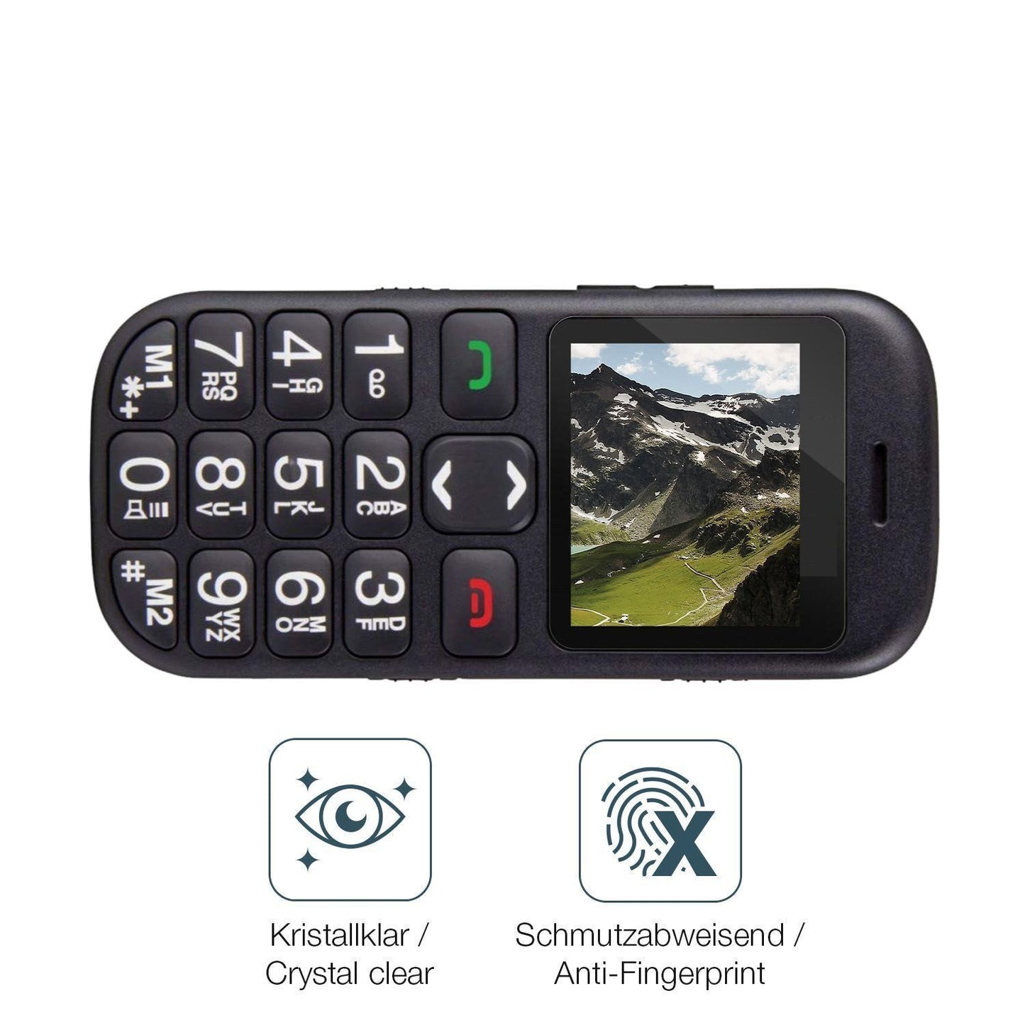 4x Schutzfolie klar für Swisstone BBM 320c Display (4)