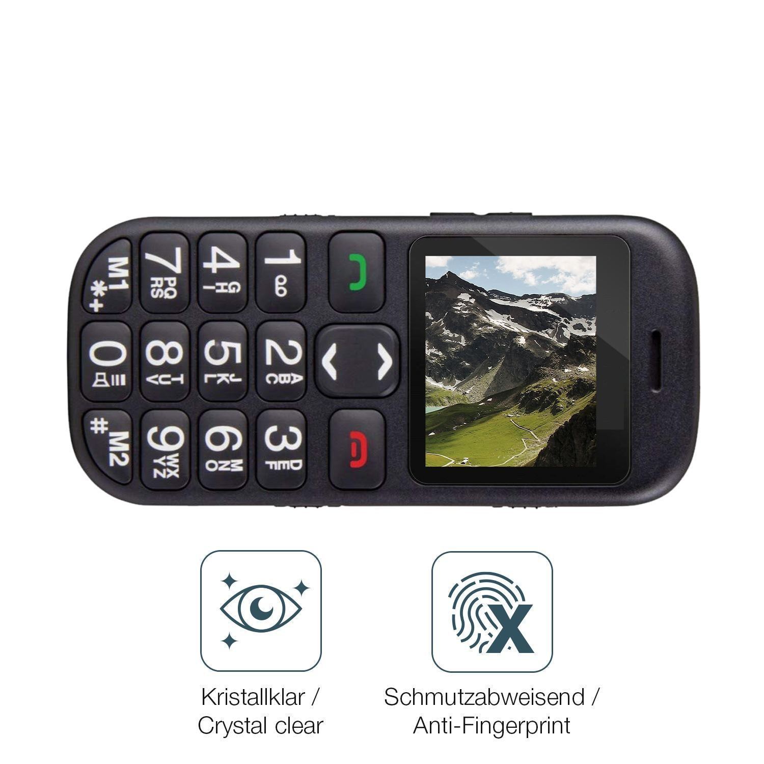 4x Schutzfolie klar für Swisstone BBM 320c Display (4)