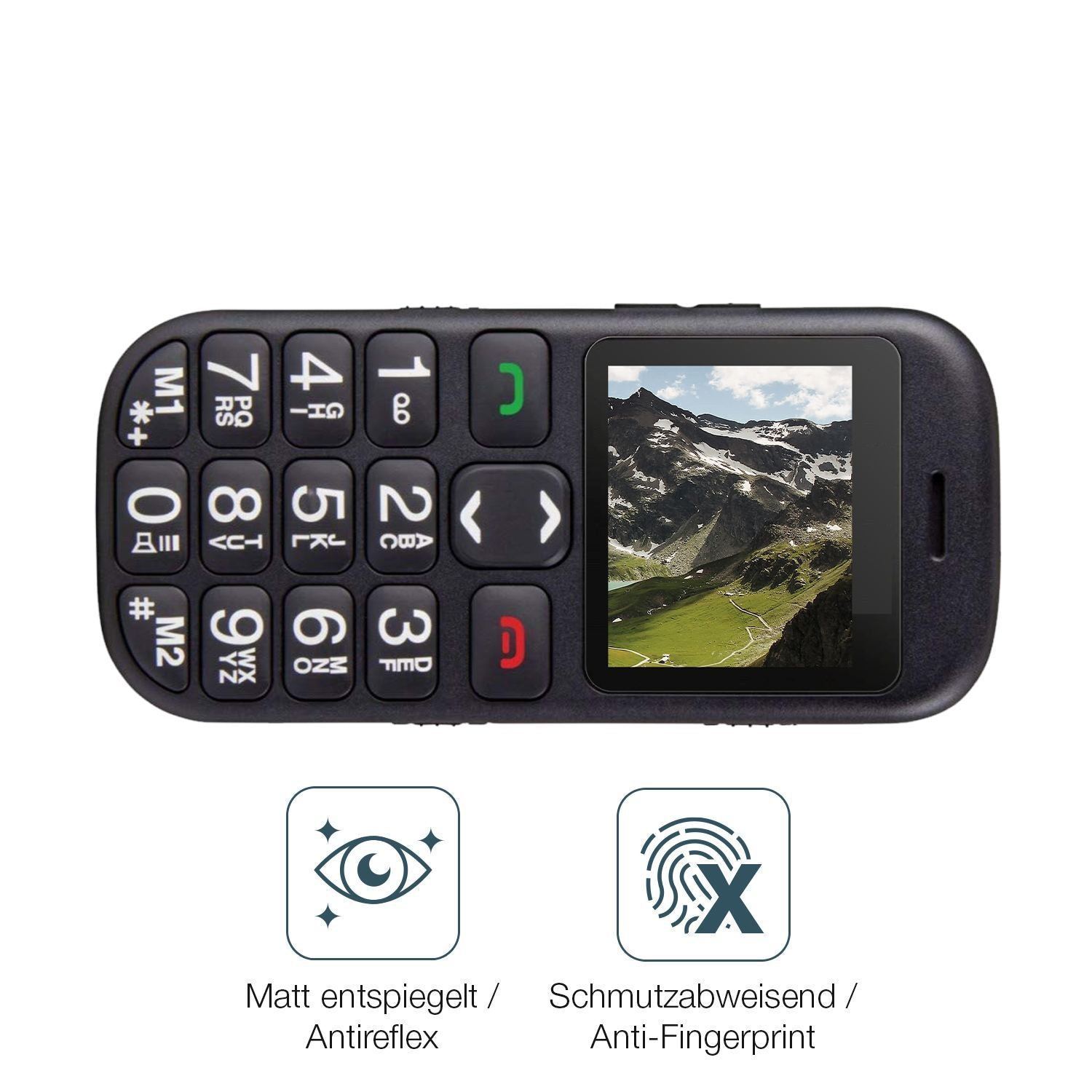 2x 9H Schutzfolie matt für Swisstone BBM 320c Panz (5)