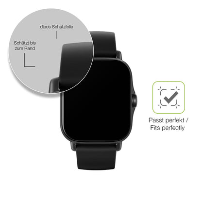 2x Full Cover Schutzfolie matt für Amazfit Gts 2e (6)