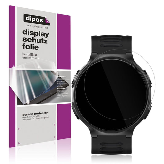 6x Schutzfolie klar für Kiprun GPS 500 Coros Displ (1)