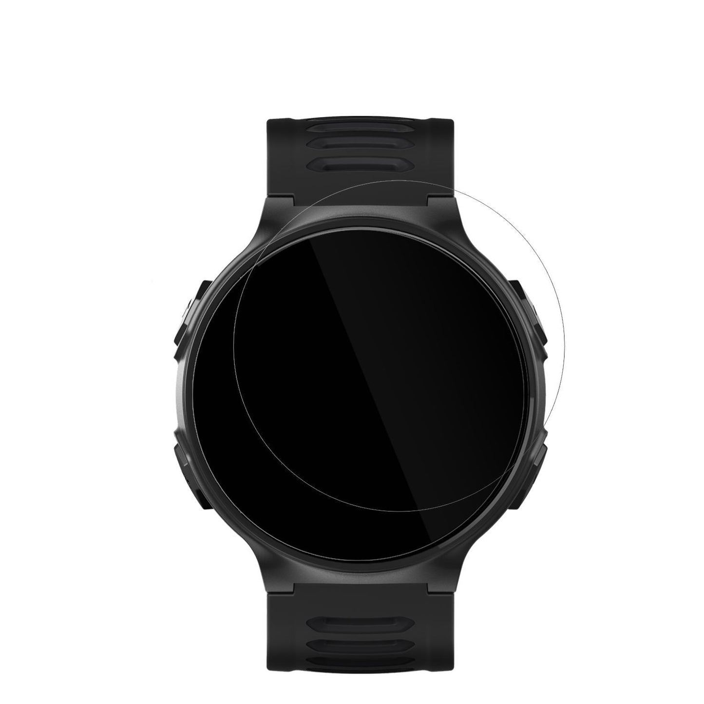 6x Schutzfolie klar für Kiprun GPS 500 Coros Displ (2)