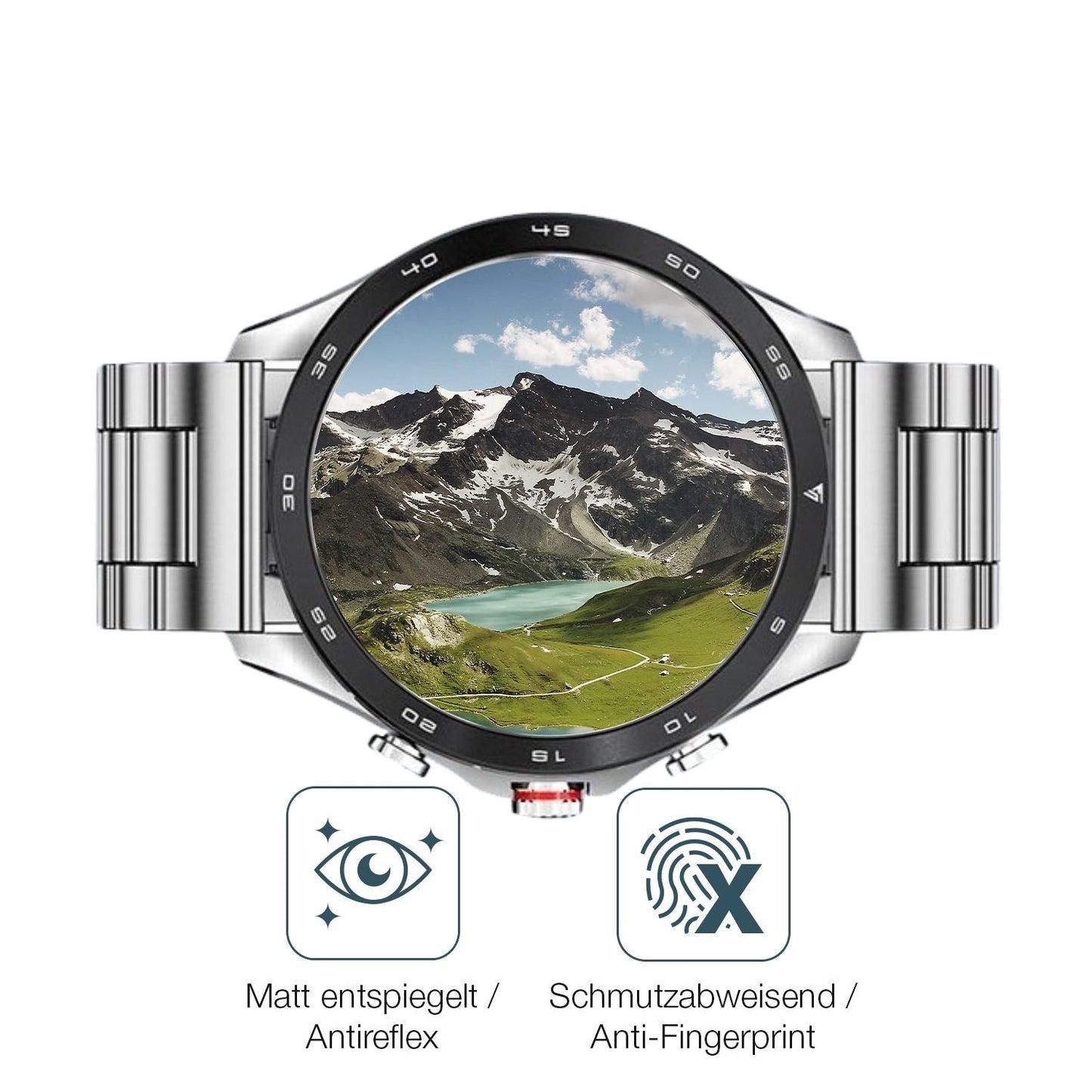 6x Schutzfolie matt für LIGE ST5-B Pro 1.43 Zoll D (4)