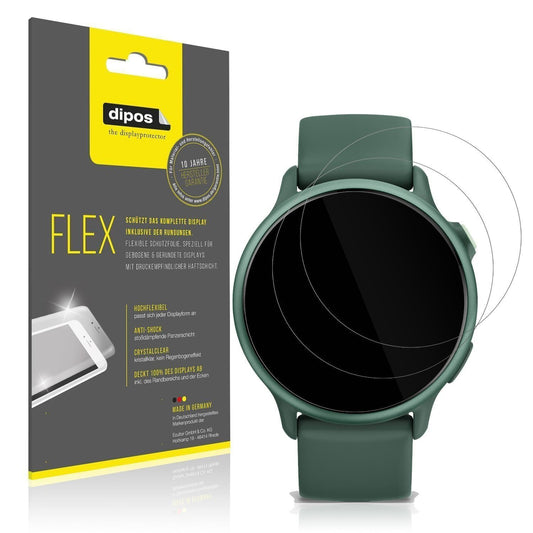 2x 3D Full Cover Schutzfolie für Garmin vivoactive (1)