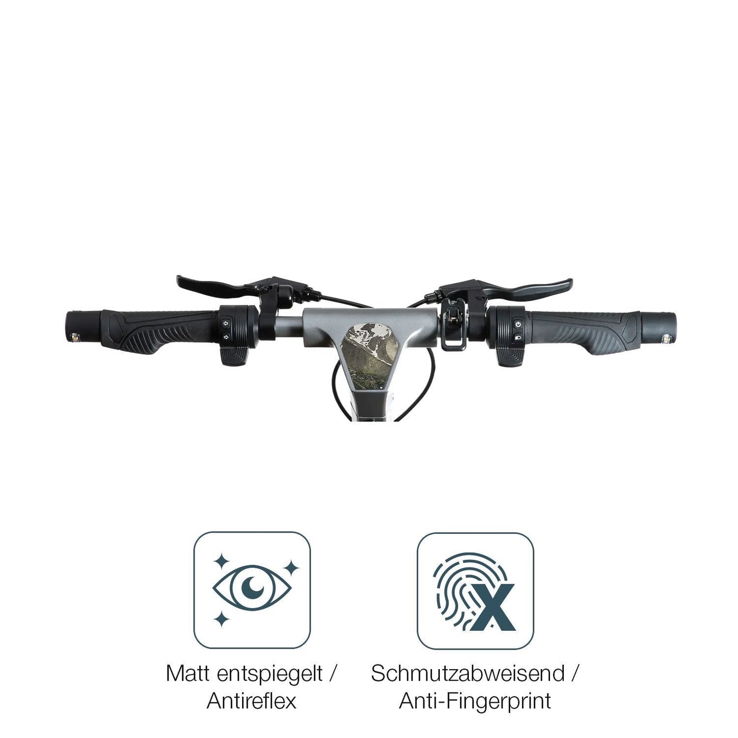 2x Schutzfolie matt für Epowerfun ePF-PULSE 960 Di (4)