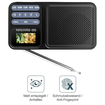 2x Schutzfolie matt für Gallypek DAB Radio Display (4)