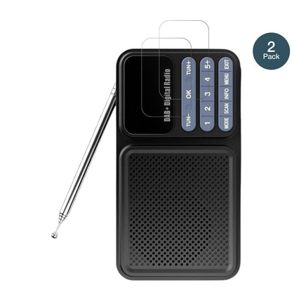 2x 9H Schutzfolie matt für Gallypek DAB Radio Panz (2)