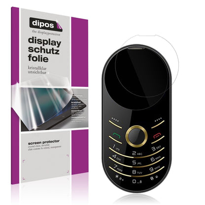 4x Schutzfolie klar für I Kall K59 Circle Display- (1)