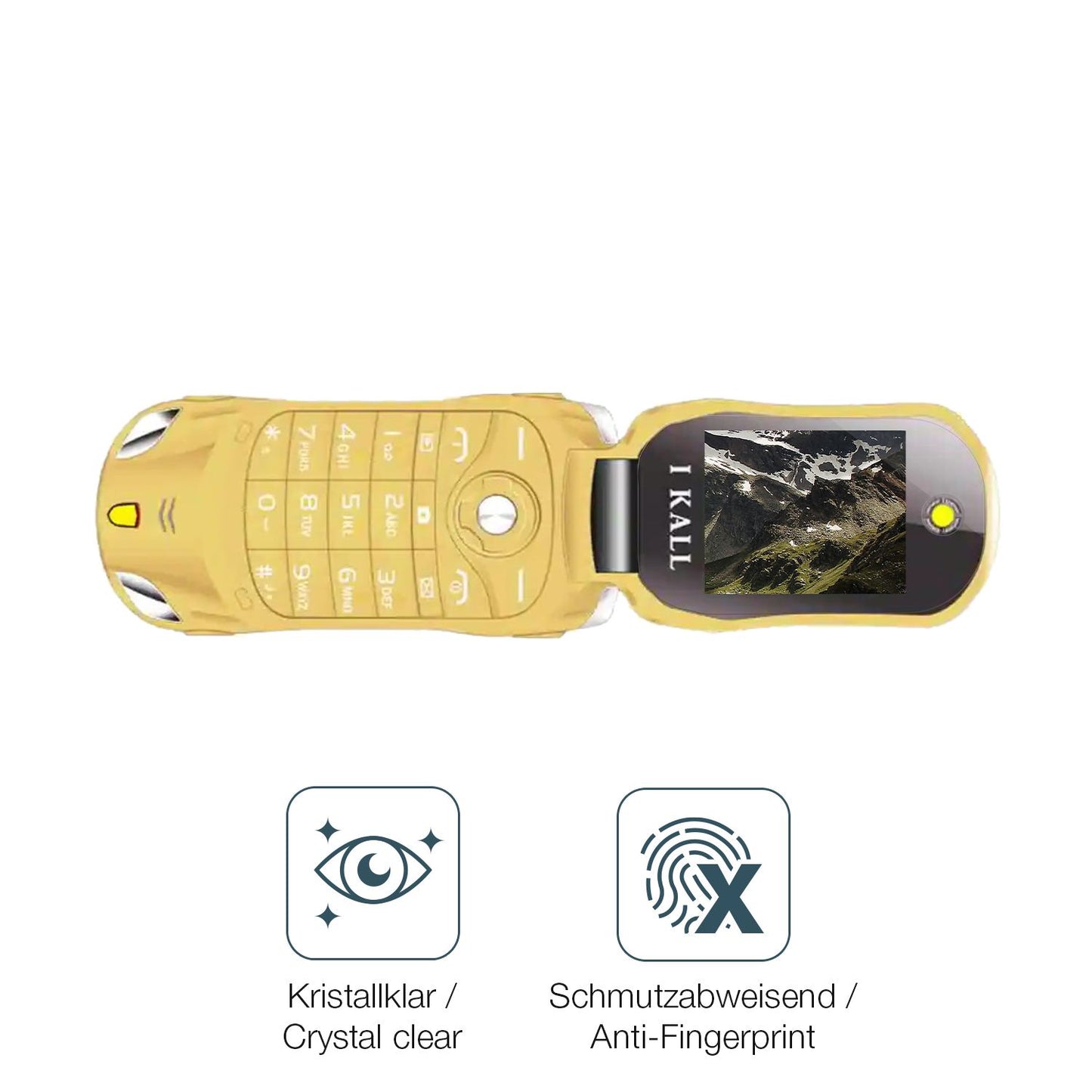 2x 9H Schutzfolie für I Kall K75 Car Panzerfolie (5)