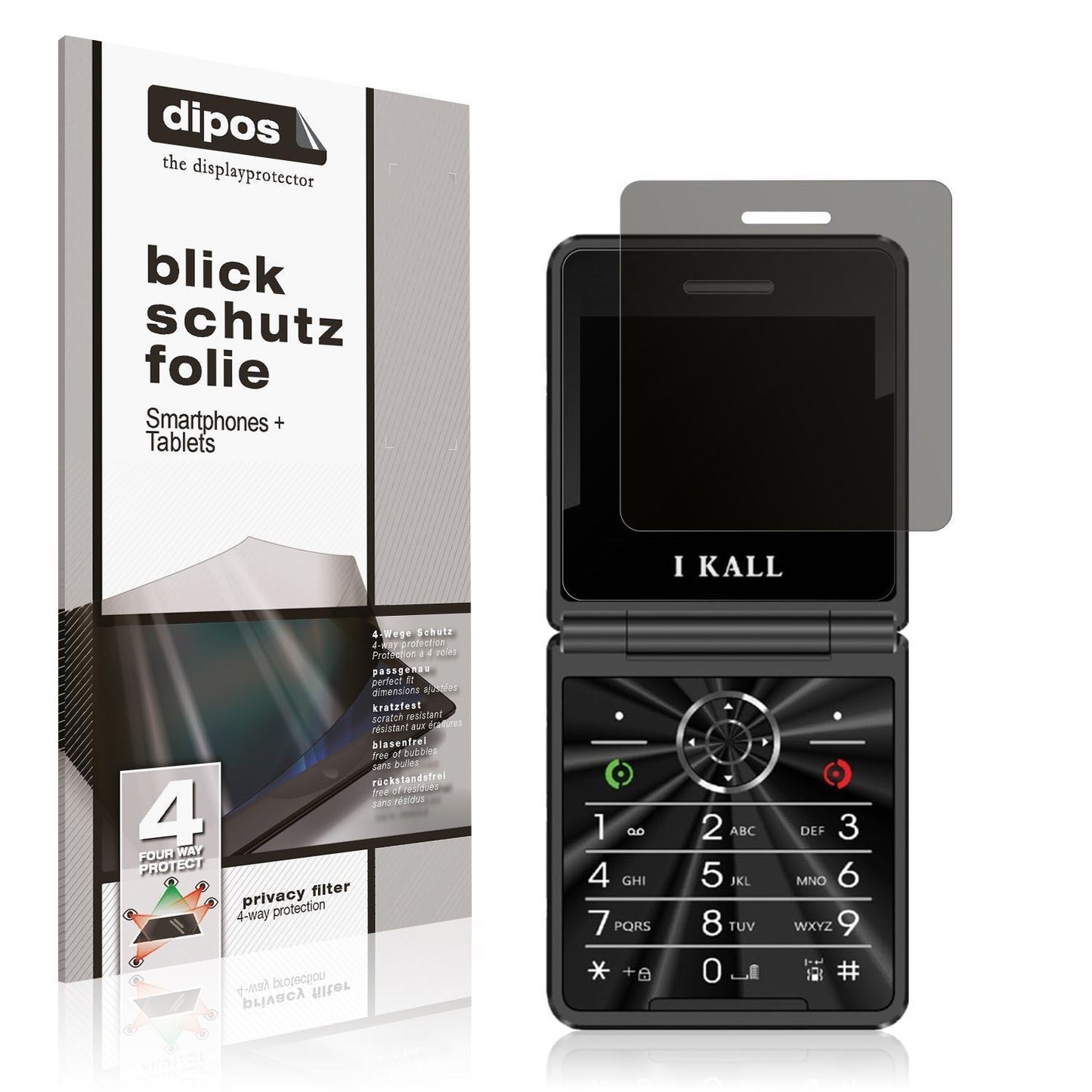Blickschutzfolie für I Kall A3 Flip matt Schutzfol (1)