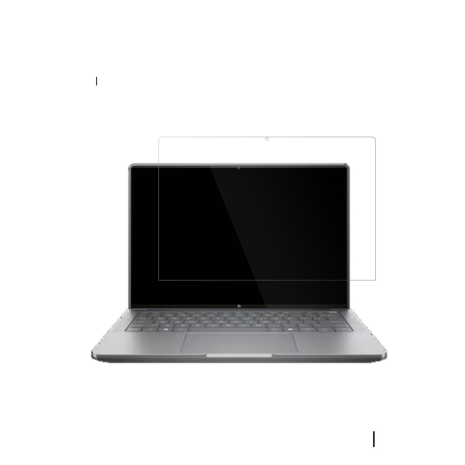 2x Schutzfolie klar für HP ZBook Ultra G1a Display (2)