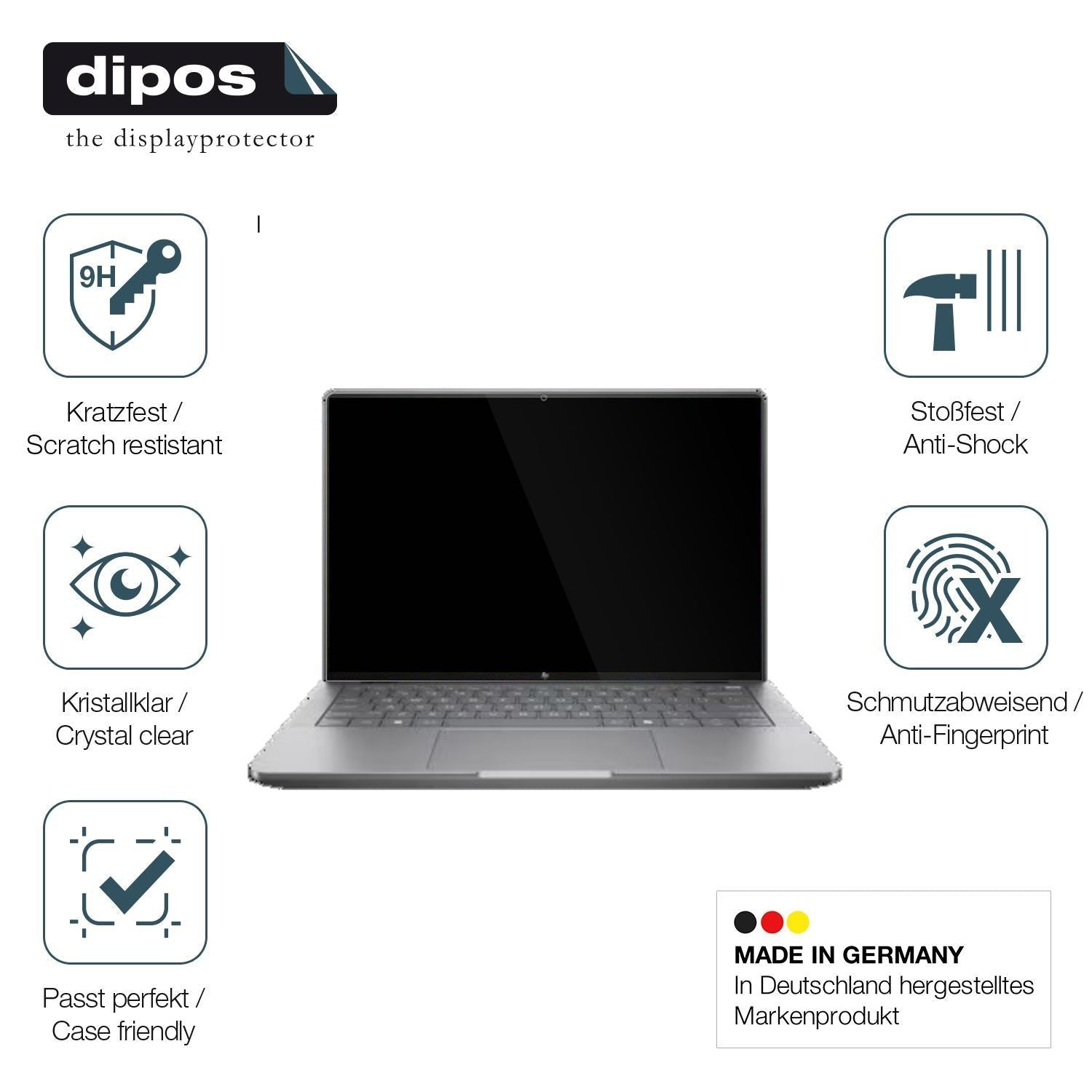 2x 9H Schutzfolie für HP ZBook Ultra G1a Panzerfol (7)