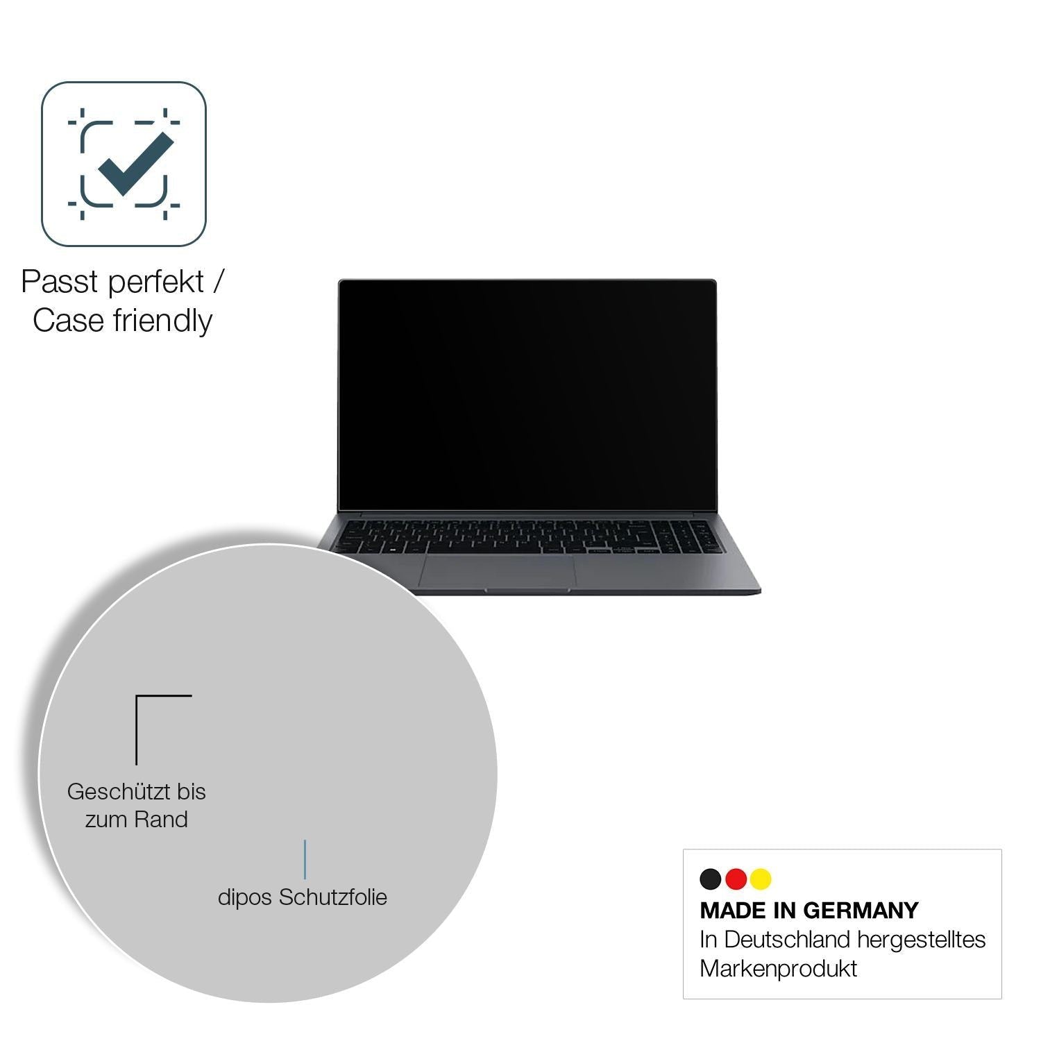 2x 9H Schutzfolie matt für Samsung Galaxy Book4 15 (6)