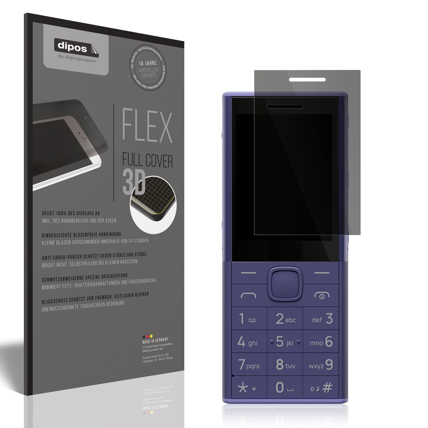 Full Cover Privacy Blickschutzfolie für HMD 150 Mu (1)