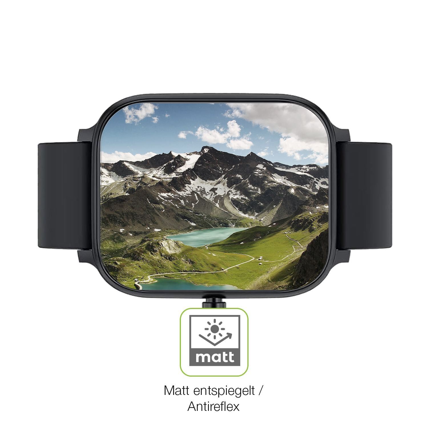 2x Full Cover Schutzfolie matt für Torjalph Smartw (5)