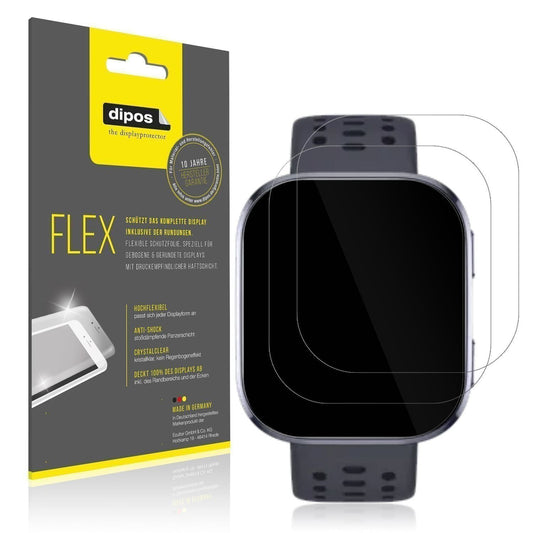 2x 3D Full Cover Schutzfolie für Huami Amazfit Bip (1)