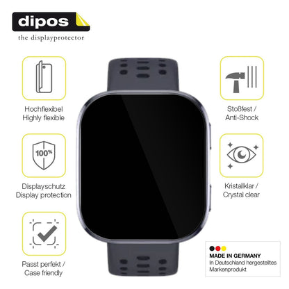 2x 3D Full Cover Schutzfolie für Huami Amazfit Bip (7)