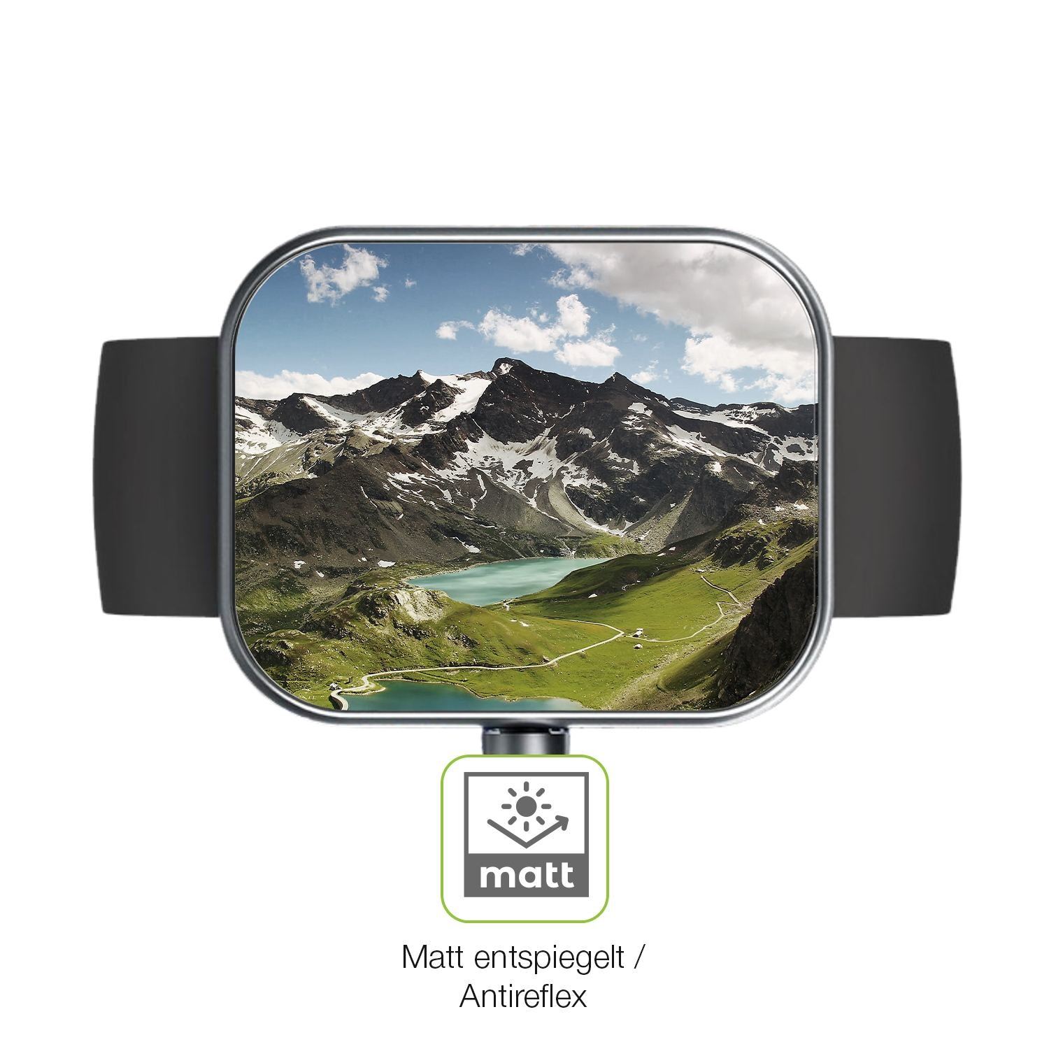 2x Full Cover Schutzfolie matt für Coucur Y66 1.96 (5)