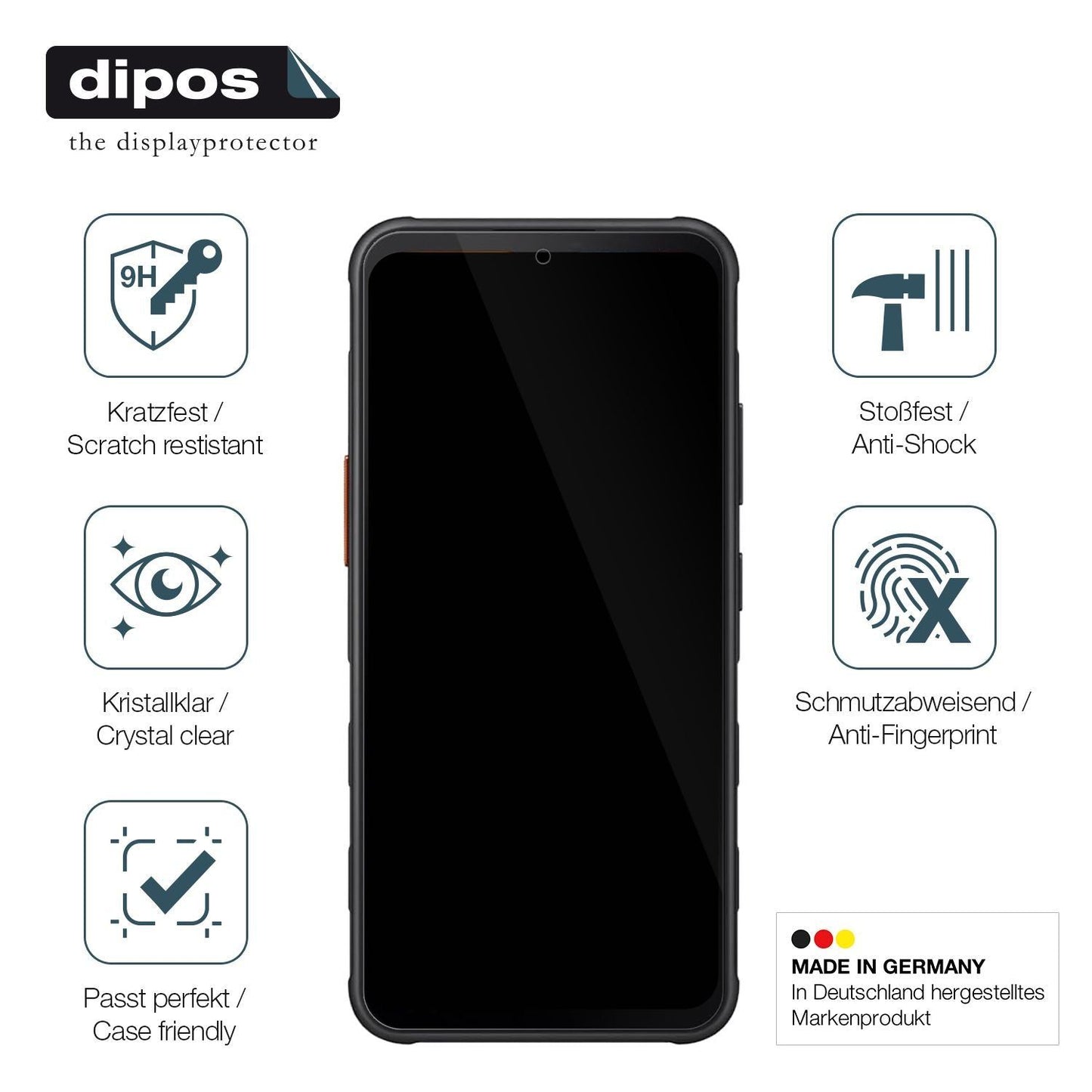 2x 9H Schutzfolie für Samsung Galaxy Xcover 7 Pro  (7)