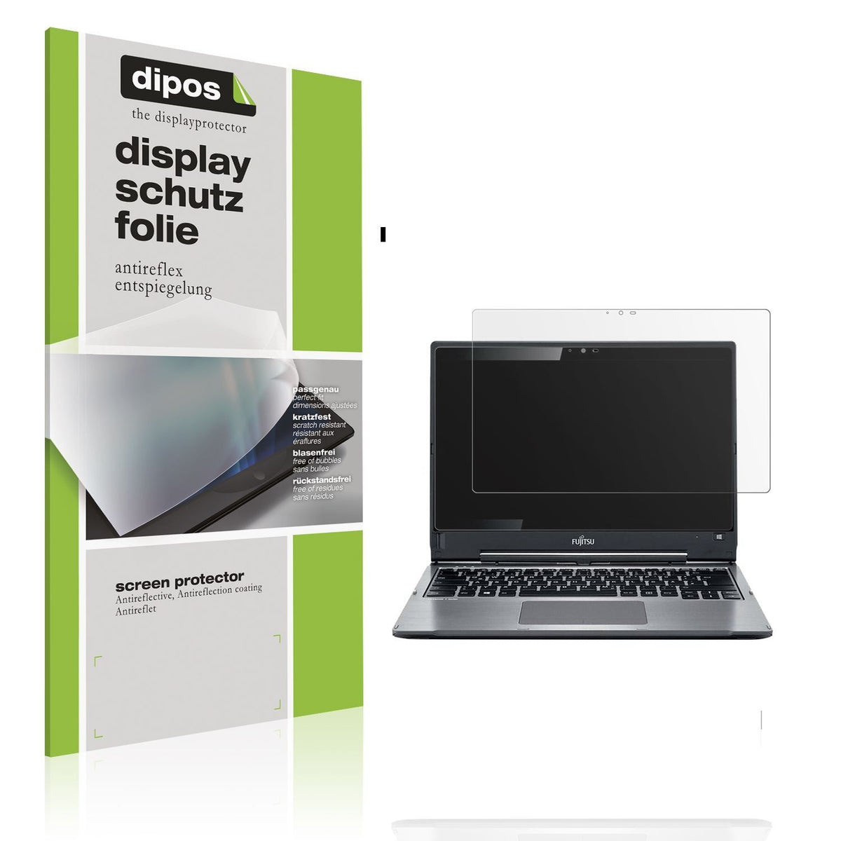 2x Schutzfolie matt für Fujitsu Lifebook T936 Disp (1)