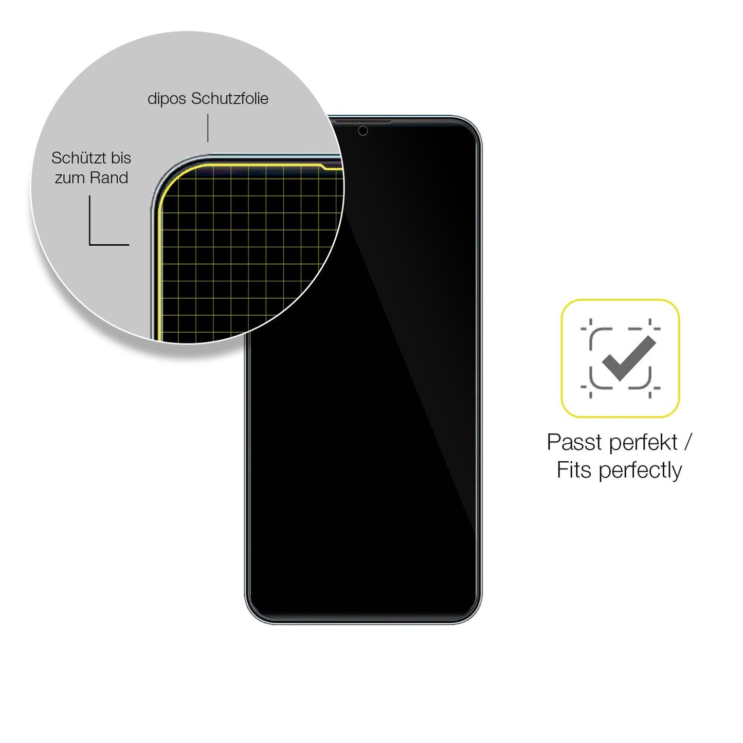 2x 3D Full Cover Schutzfolie für I Kall Z14 Pro (6)