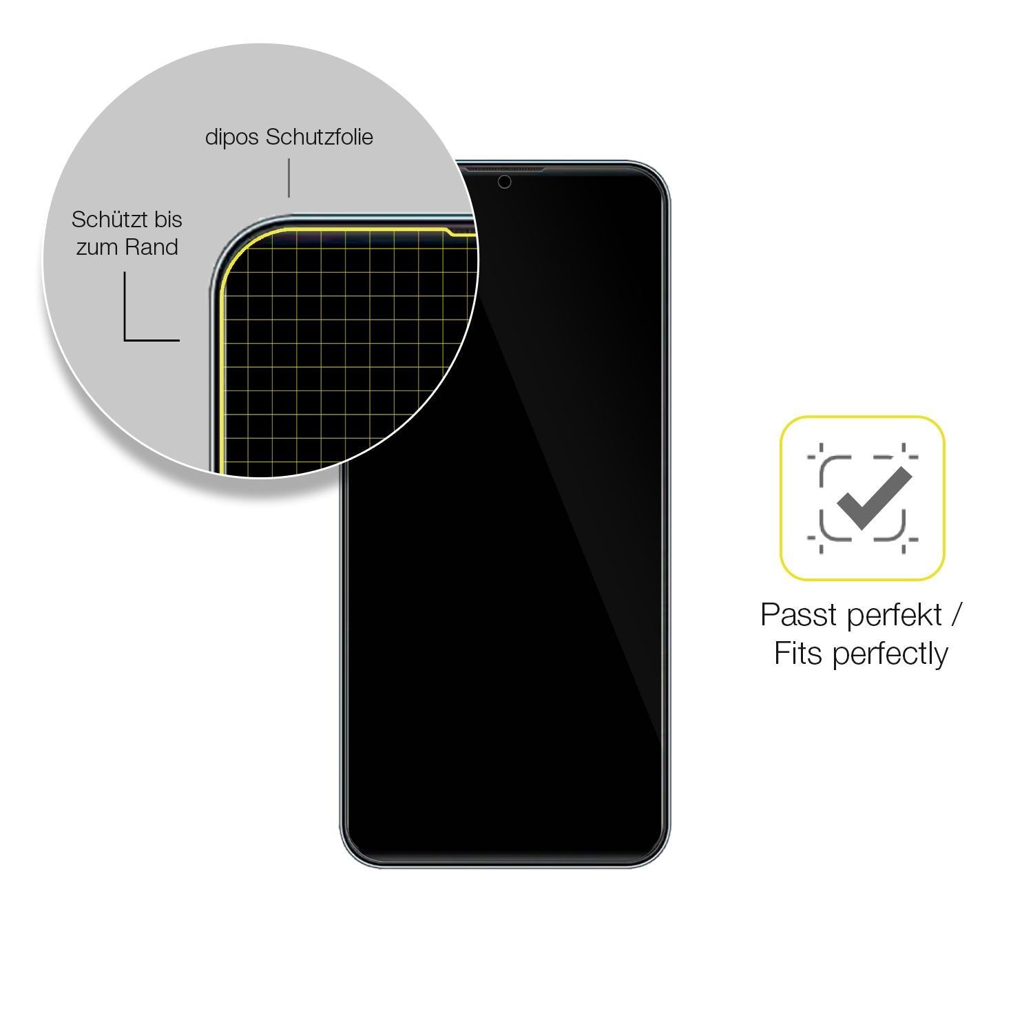 2x 3D Full Cover Schutzfolie für I Kall Z14 Pro (6)