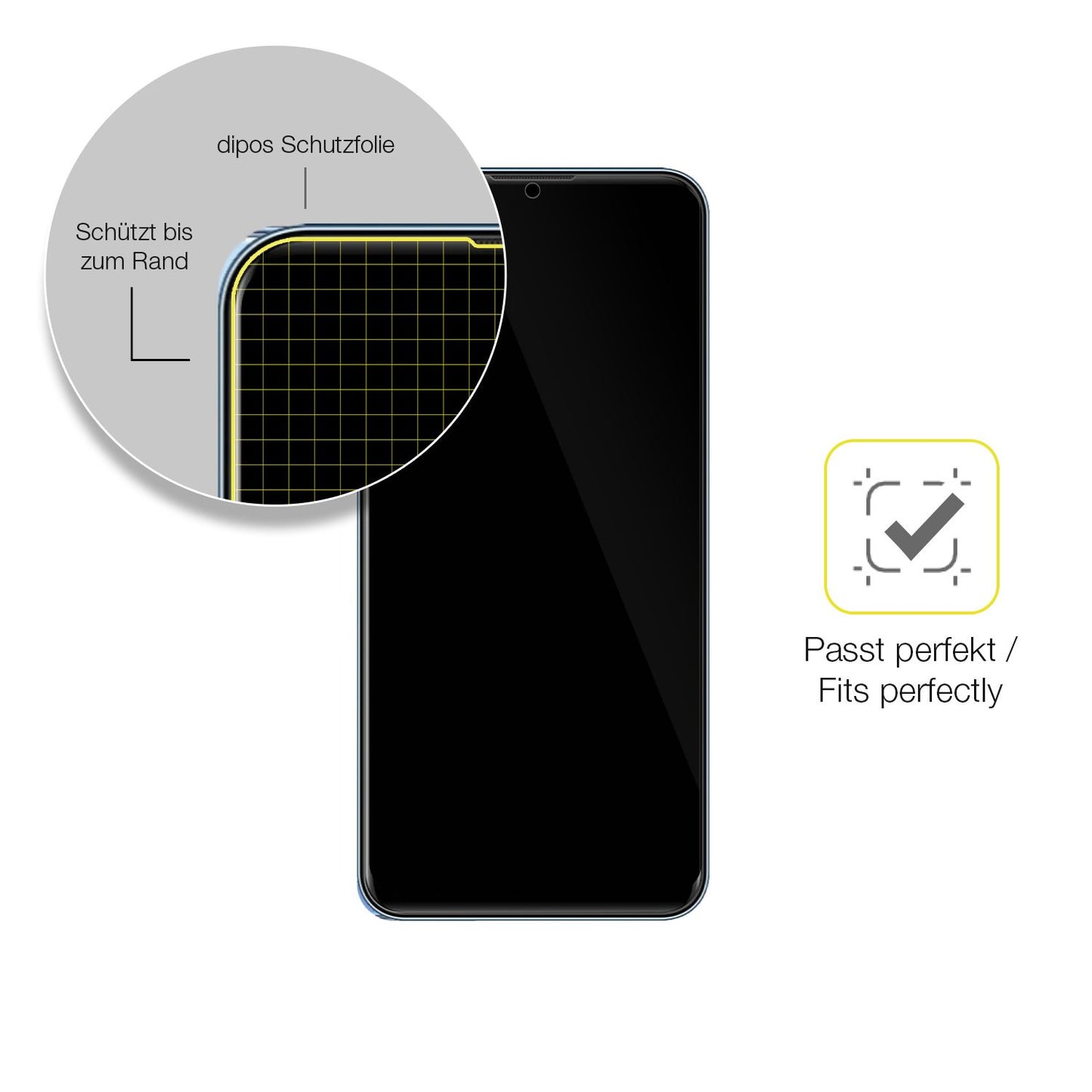 2x 3D Full Cover Schutzfolie für I Kall Z19 Prime (6)
