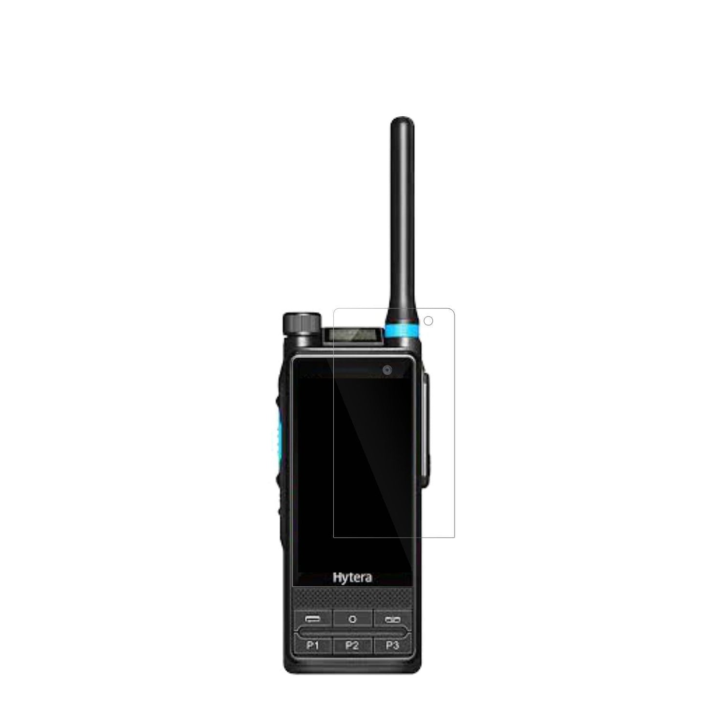4x Schutzfolie klar für Hytera PTC680 Display-Schu (2)